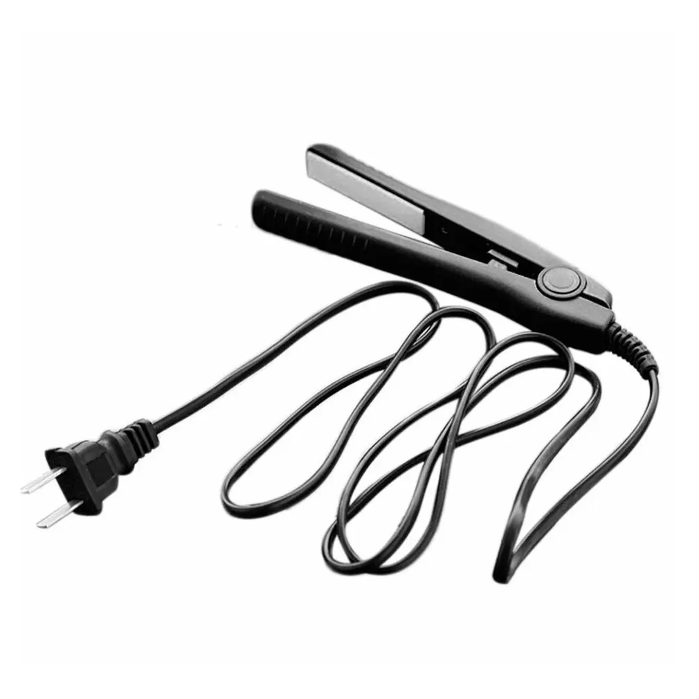 Профессиональная портативная Керамическая Мини выпрямитель для волос с плоским