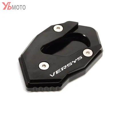 Full Black Подножка подножка сторона подставка удлинитель опорная пластина для KAWASAKI VERSYS 300 VERSYS X300 VERSYS X250 аксессуары - Цвет: Full Black
