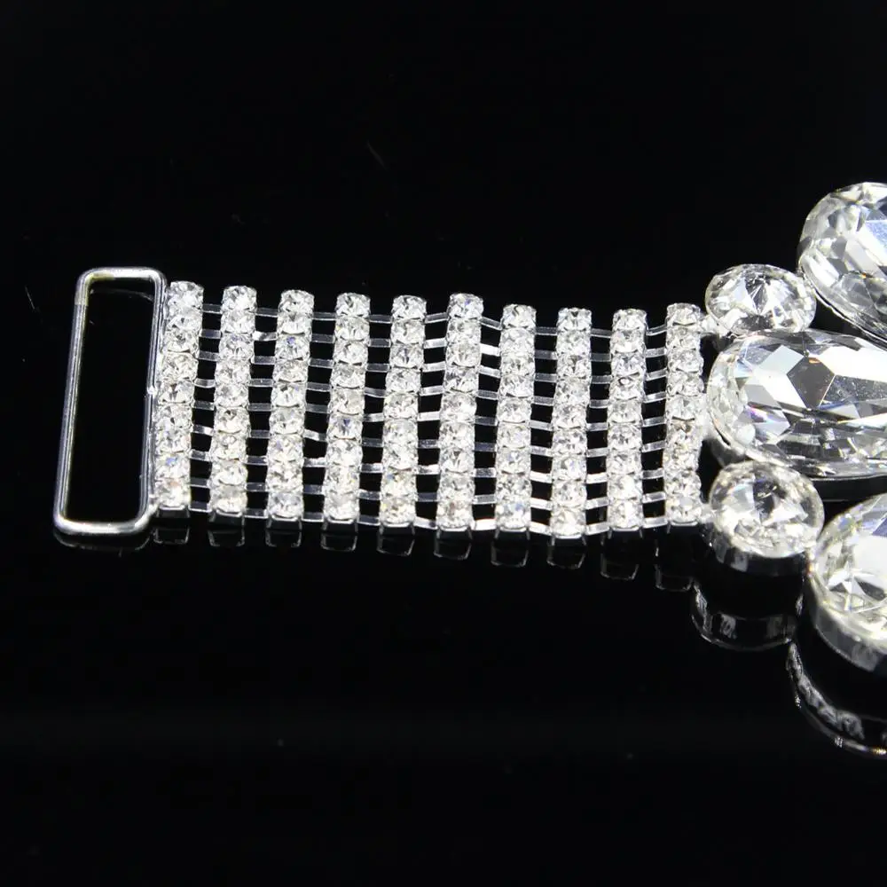 20 шт стразы аппликация серебро розовое золото Кристалл соединительный элемент