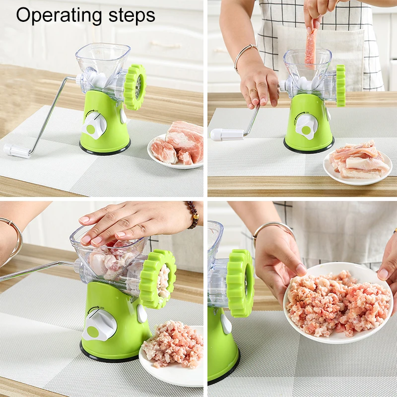 L Мясорубка многофункциональная ручной измельчитель домашняя колбасная