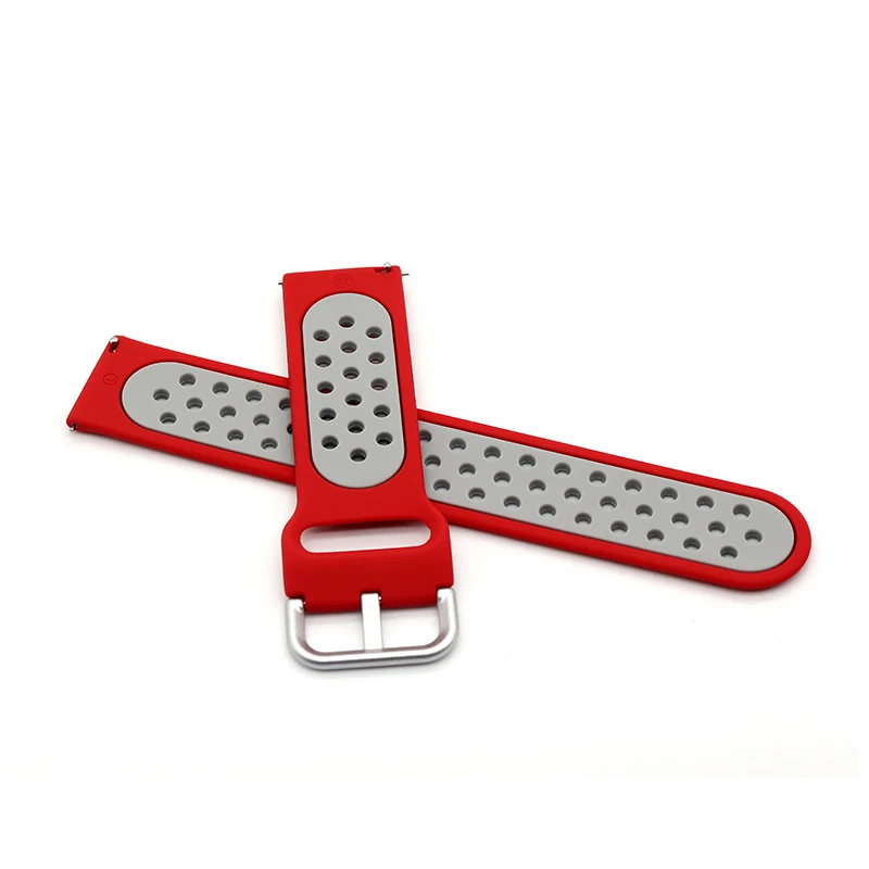 20mm 22mm Watch Strap For Samsung Galaxy Watch 4 46mm 42mm Gear S3 Active 2 Huawei GT2 Huami Amazfit bip Breathable Wristbands