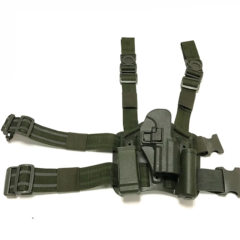 

Military HK USP Compact Gun Thigh Holster Tactical Gear Gun Carry Case Hunting Airsoft Gun Quick Drop Leg Holster