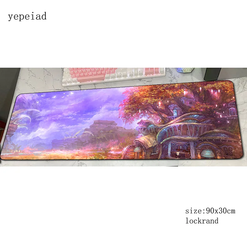 Коврик для мыши lineage 2 компьютерный коврик 900x300x3 мм игровой большой клавиатуры игр
