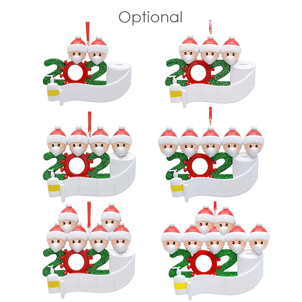 

2020 Christmas Gifts Christmas Tree Name Ornaments Snowman Hanging Decoration DIY Names and Greetings for Family Friends Party