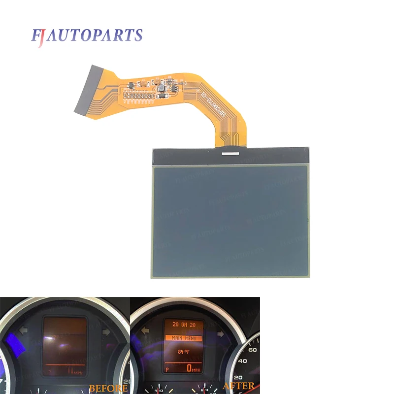 Монохромный ЖК-экран для VW Touareg V6 2004-2007 Instrument Cluster Porsche Cayenne S 2003-2009 |