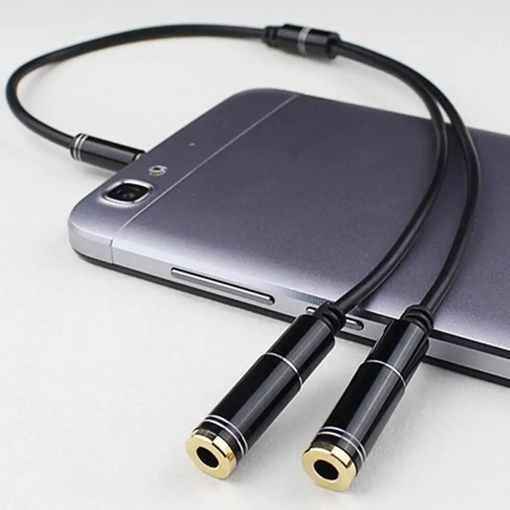 Аудиокабель для наушников 3 5 мм распределительный кабель Y образный разветвитель