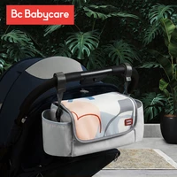 bc babycare portable stroller bag high capacity organizer waterproof diaper bag multi function separated mom hanging nappy bag