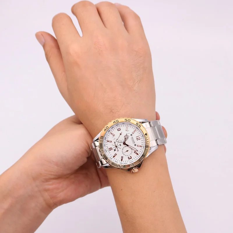 Новые мужские наручные часы Julius Homme модные браслет из нержавеющей стали деловой