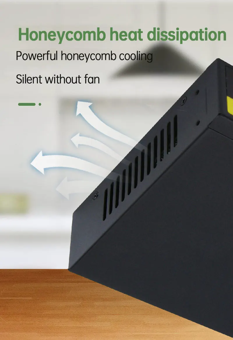 TEROW сетевой коммутатор с 6/10/12 портами 1000 Мбит/с 52 в 120 Вт 4/8 портов Ethernet-коммутатор
