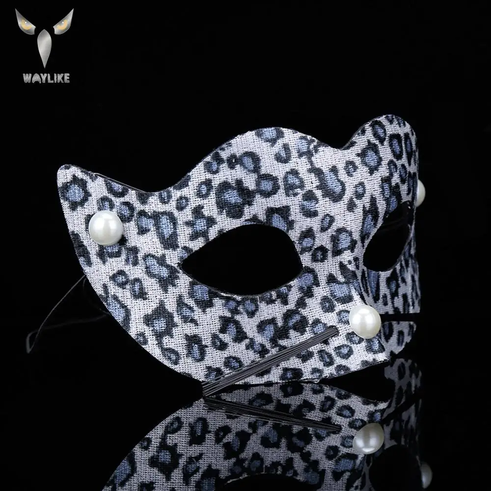 Waylike маска на Хэллоуин леопарда из ПВХ бандаж дикие костюмы искусственная с
