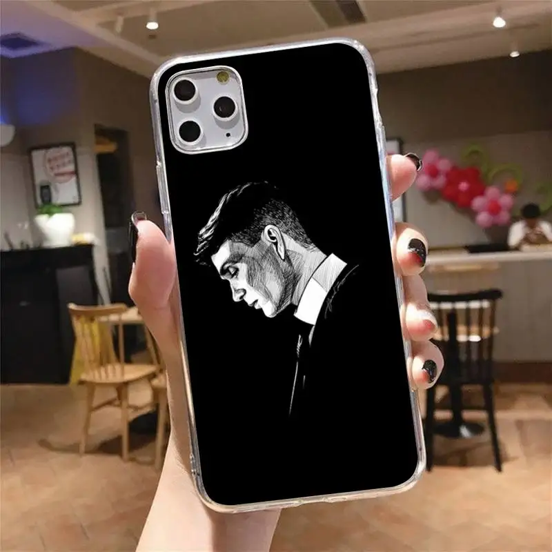 

Peaky Blinders Phone Case Transparent for iPhone 11 12 mini pro XS MAX 8 7 6 6S Plus X 5S SE 2020 XR