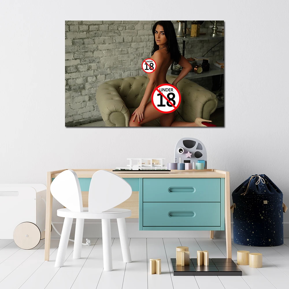 Сексуальная Женская горячая модель плакаты и принты Настенная картина для