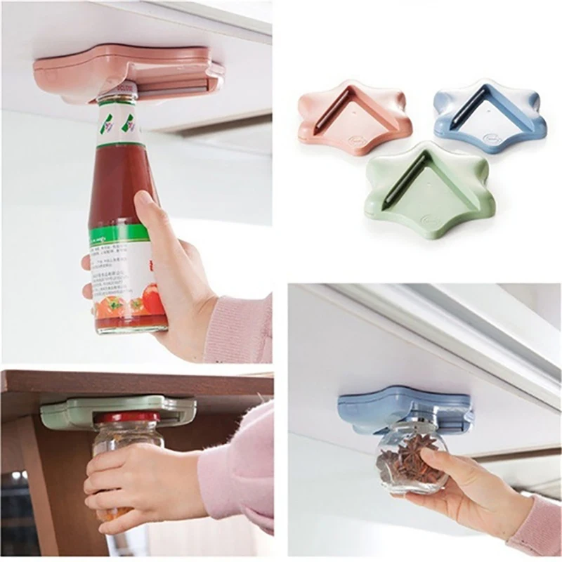 

3Pcs Creative Handy Anti-Slip Can Lid Bottle Jar Opener Manual Opener Kitchen Twist Tool Arthritis Lid Removal Aid