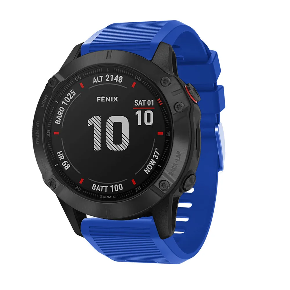 26 22 20 мм ремешок для часов Garmin Fenix 5 5X 5s 3 HR для Fenix 6X6 6S Pro Watch Quick Release силиконовый ремешок Easyfit