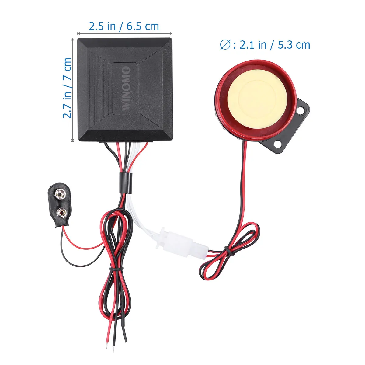 Система сигнализации WINOMO A35 12 В с двойным пультом ДУ|Защита от кражи| |