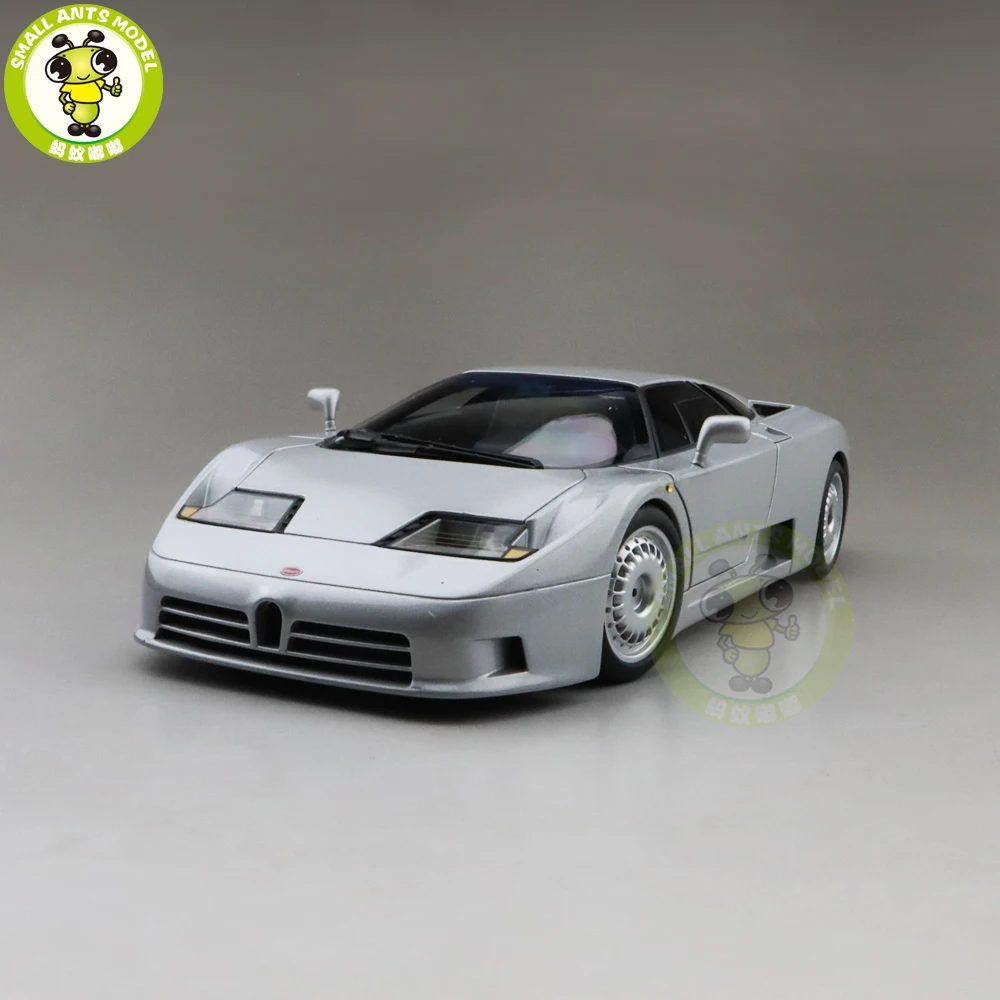 Коллекция 1/18 года модель автомобиля EB110 GT Autoart 70979 из литого металла Серебряный