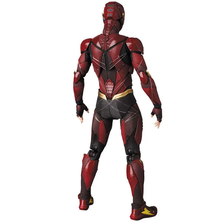 MAFEX 058 DC Justice League флэш BJD ПВХ фигурка Коллекционная модель игрушки 16 см|Игровые