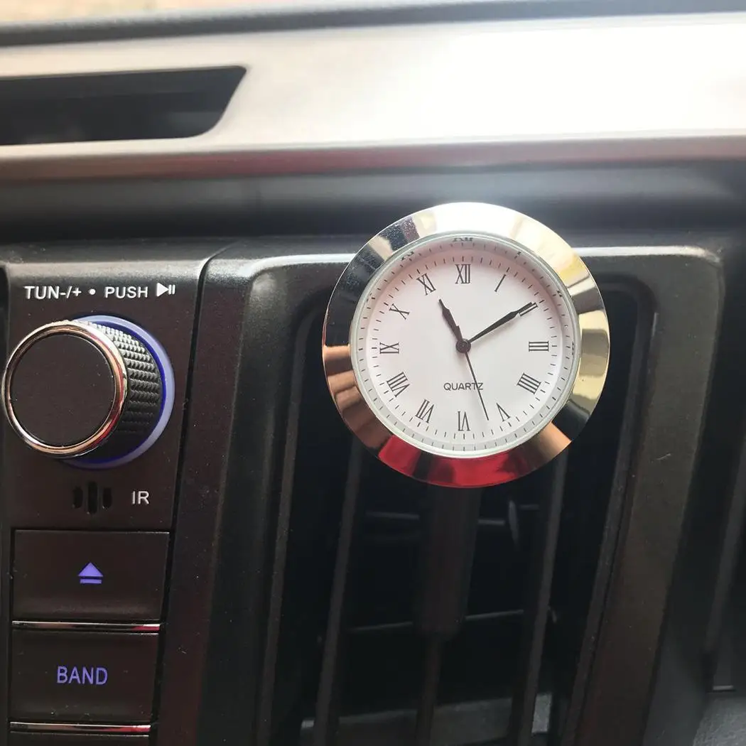 Автомобильные часы наклейка авто интерьер орнамент двухсторонний клей как