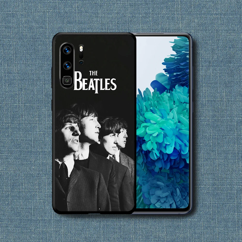 

Beatle Band Phone Case For Huawei P Mate Smart 10 20 30 40 Lite Z 2019 Pro black Cell Luxury Funda Fashion Back 3D Coque Tpu
