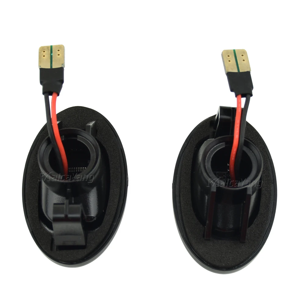 2x динамические Светодиодные поворотники боковые габаритные огни автомобильные