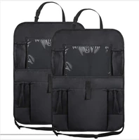 waterproof multifunctional car seat net pocket storage bag toy handbag holder pack rear seat kickproof protector accessoires