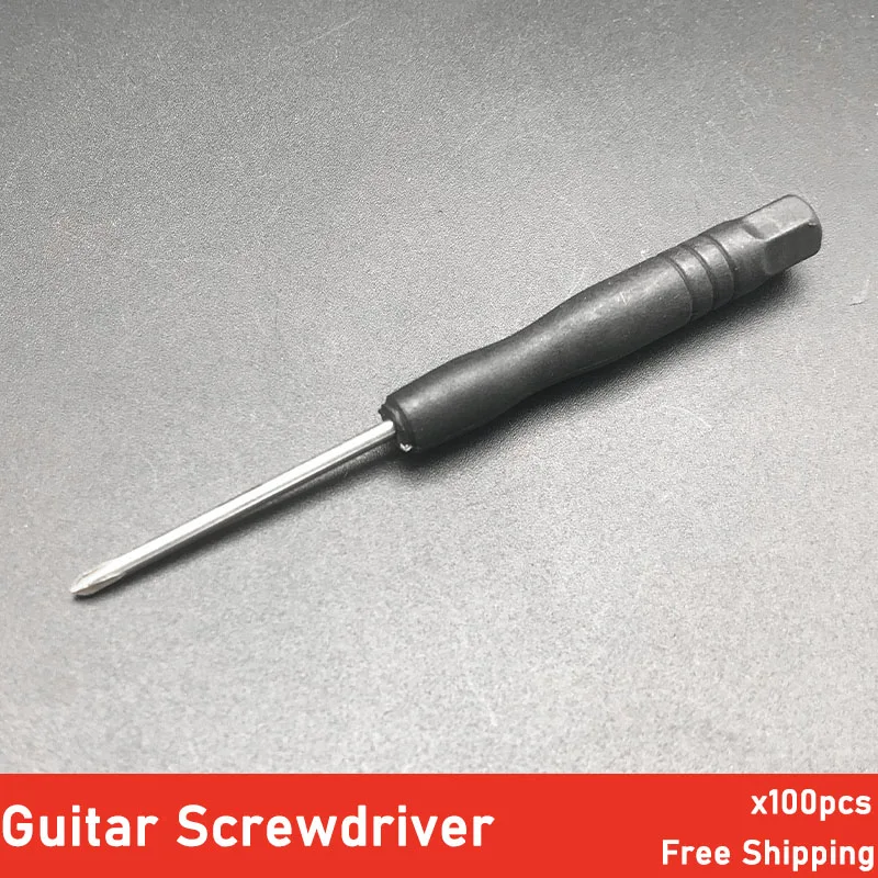 

100pcs Guitar Pickup Pickguard Screw Install Screwdriver Tuning Peg Machine Head Screwdriver Guitarra Repair Tool for Luthier