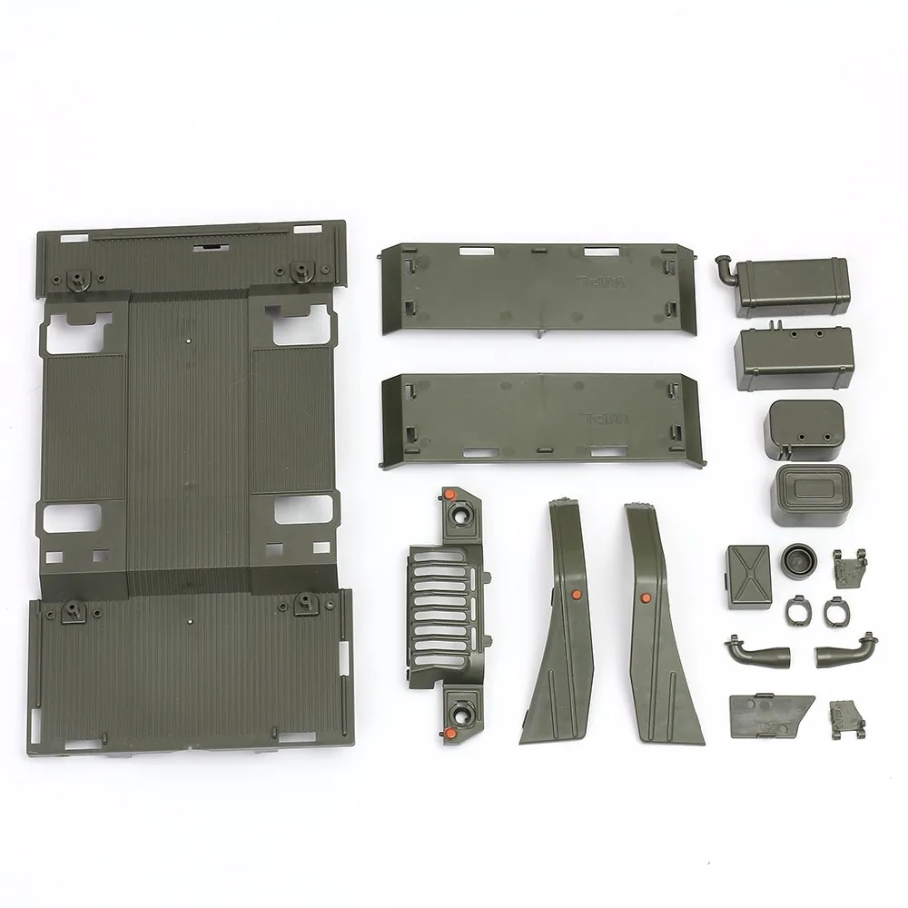 WPL RC грузовик 6WD Набор DIY B36 Урал 1/16 2,4G дистанционное управление военный Электрический RC гусеничный автомобиль игрушки для детей