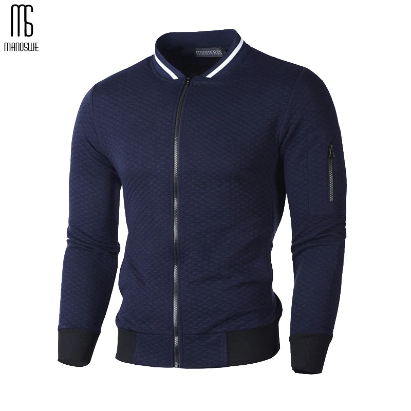 Manoswe мужская куртка со стоячим воротником повседневная спортивная одежда