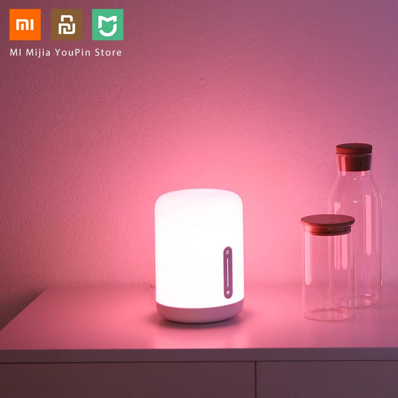 Оригинальная прикроватная лампа Xiaomi Mijia 2 Bluetooth Wi-Fi сенсорная панель управление
