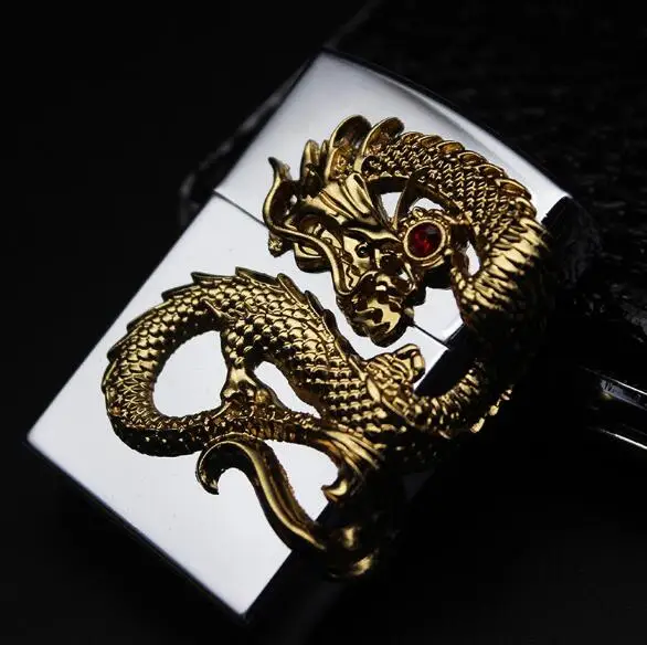 Jinlong масляная надувная зажигалка с открытым огнем|Зажигалки| |