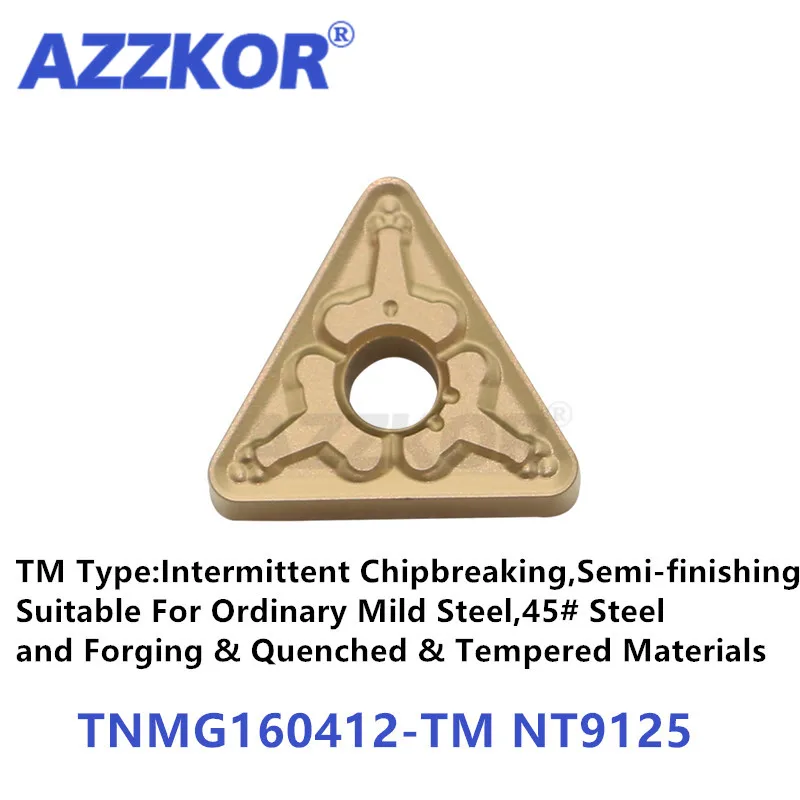 Твердосплавные вставки для токарного станка с ЧПУ обработки стали 45 # NT9125