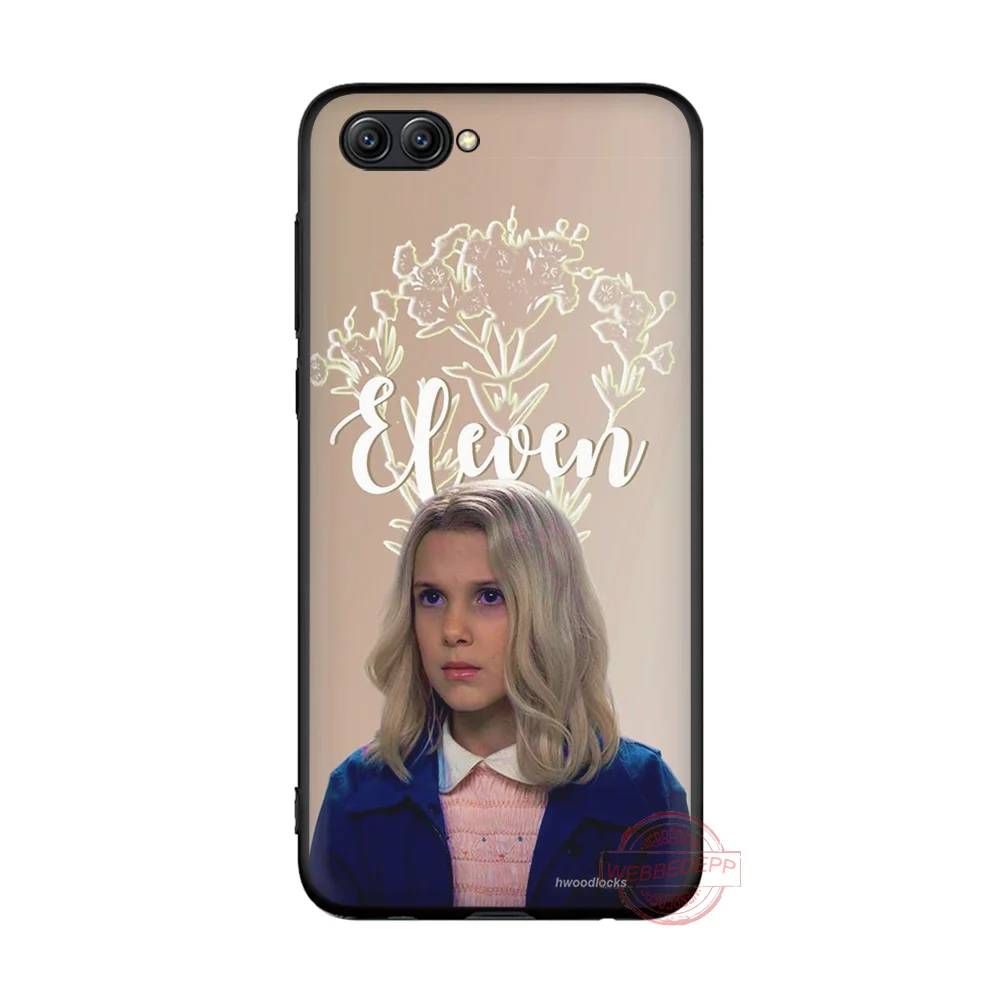 WEBBEDEPP Millie Bobby коричневый Модный мягкий силиконовый чехол для телефона Honor 6A 7X 8X 8C 8A