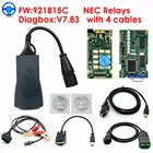 Диагностический сканер Lexia 3 PP2000, для Citroen Peugeot, полный чип Diagbox V7.83 с прошивкой 921815C, V48V25, OBDII