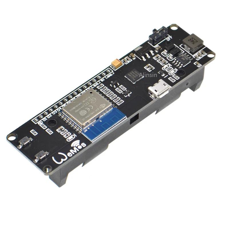 Макетная плата Mini ESP8266 с Wi-Fi модуль зарядки литиевого аккумулятора 18650 для WeMos D1