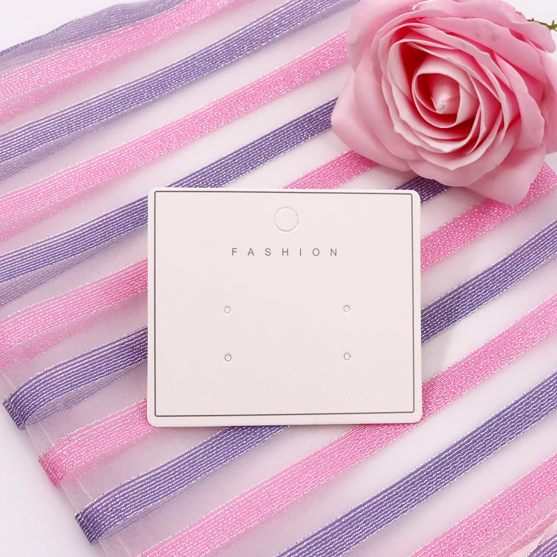 Оптовая продажа 7*6 см 100 шт./лот бумажная вешалка для этикеток висячие серьги