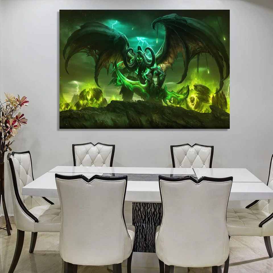 Картины на холсте домашний декор 1 шт./шт. HD Печать зеленые крылья Охотник Плакаты