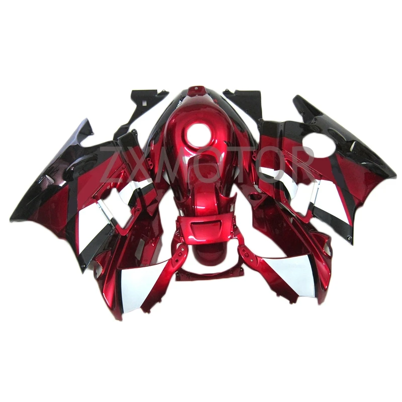 

ABS Plastic Motorcycle Fairing Kit for HONDA CBR 600 F2 1991 1992 1993 1994 red black fairings set CBR600 91 92 93 94 AS41