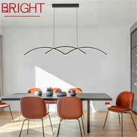 bright nordic led pendant light contemporary lamp fixtures decorative for home dining room