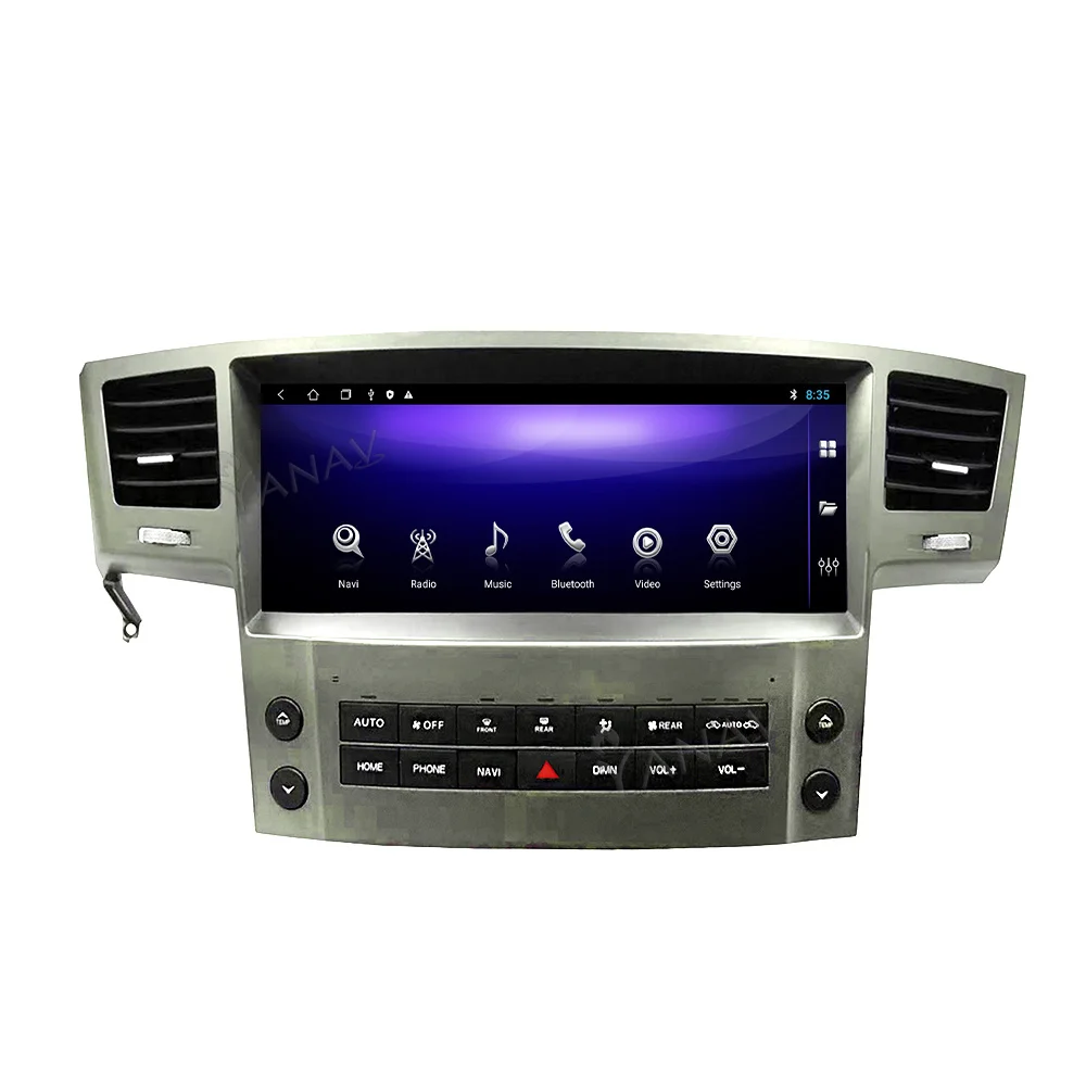 구매 안드로이드 자동차 라디오 디코딩 박스 무선 스테레오 LEXUS LX570 2008-2015 자동 오디오 터치 스크린 멀티미디어 Carplay 내장