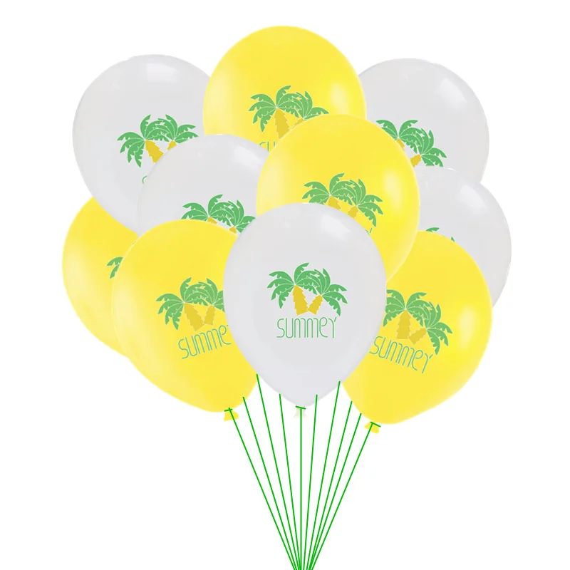 Гавайский лед кремовые очки украшения для вечерние латексные шары дня рождения