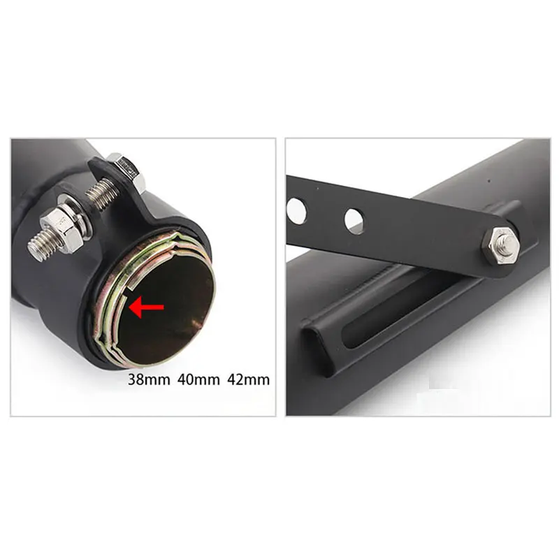 Кафе Racer выхлопной мотоцикл Akrapovic Escape мото труба глушитель старину Ретро