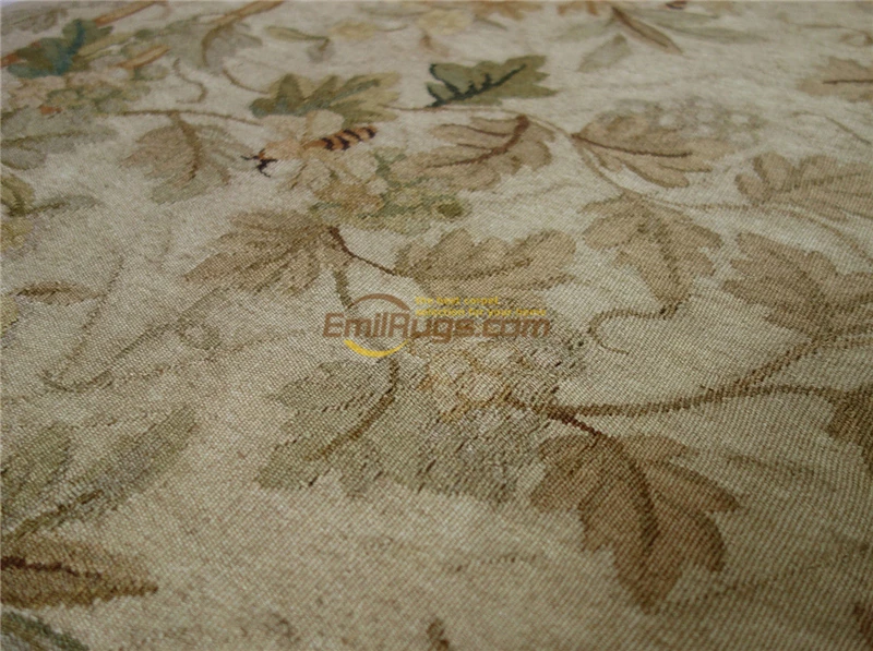 Xpa 26 шикарный потрепанный Pastel светильник Tone French Country Aubusson Area Mat 122x183 см Ɗx6'