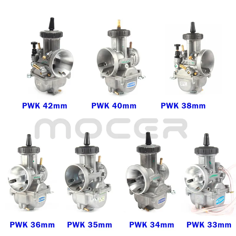 PWK карбюратор 33 34 35 36 38 40 42 мм гоночный Универсальный 2T 4T двигатель Байк для