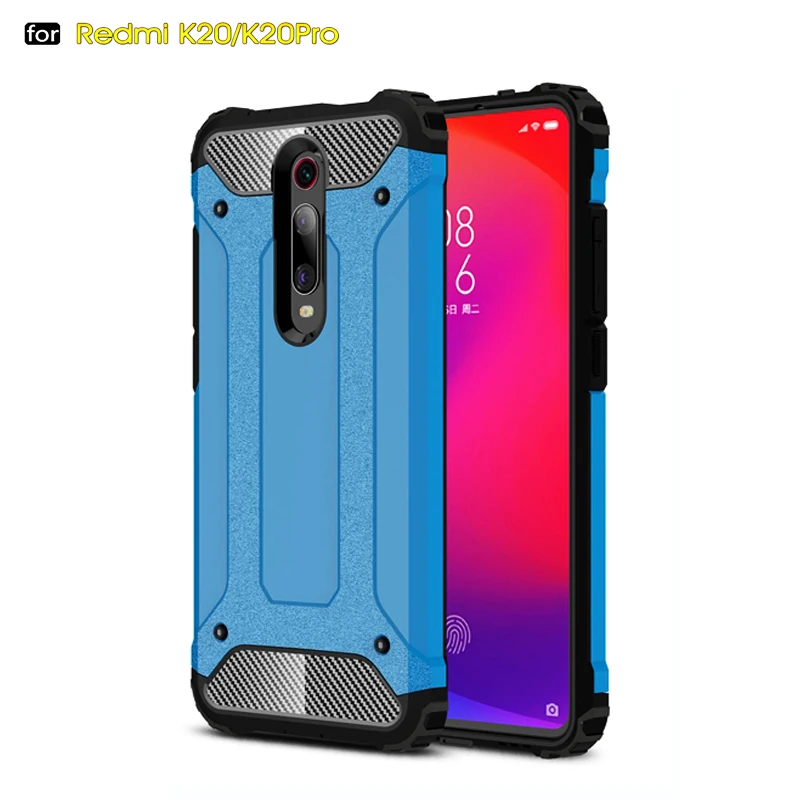 For Xiaomi Redmi 7A Case Armor Hybrid Rubber Hard Cover Xiomi Note 7 8 Pro A K20 | Мобильные телефоны и аксессуары