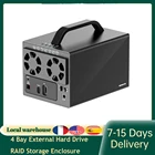 Корпус для внешнего жесткого диска K35274D, 4 отсека, Type C на 3,5 дюйма SATA HDD с 4K HDMI-совместимым портом, режим RAID