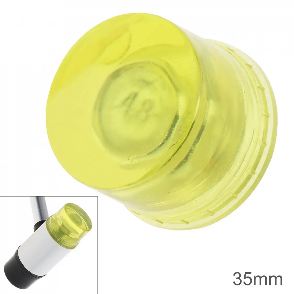 Yellow 35mm Rubber Hammer Head Double Faced Work Glazing Window Beads with Replaceable Nylon Mallet Tool | Инструменты