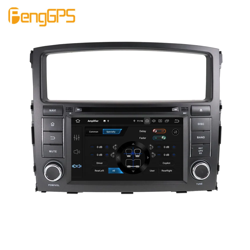 Android 9 DSP Автомобильный GPS Радио экран для MITSUBISHI PAJERO V97 V93 Shogun Montero 2006 + навигация