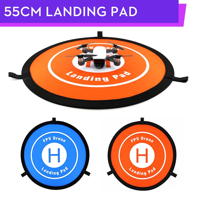 55 см Fast fold посадка Pad Универсальный FPV системы Drone парковка фартук для DJI Spark Mavic Pro