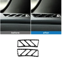 carbon fiber car dashboard air outlet cover interior trim accessories for chevrolet camaro 2010 2011 2012 2013 2014 2015