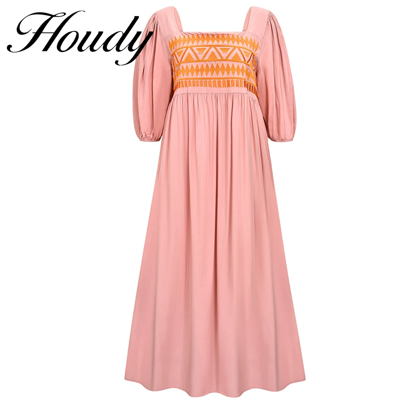 

Women Print Puff Short Sleeve Women Dress High Split Party Long Dresses Elegant Lace Up Sweet Summer Club Sexy Dress